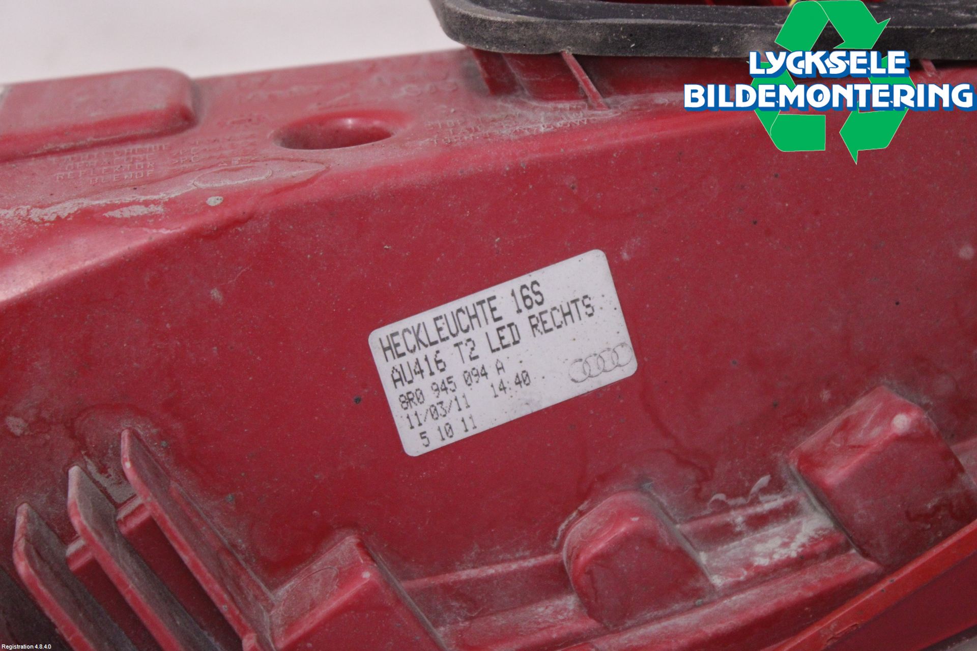 Audi Q5 09-16 Bakljus Höger