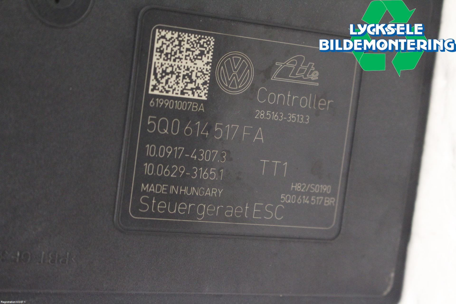 Volkswagen VW ARTEON 17- Abs Hydraulaggregat