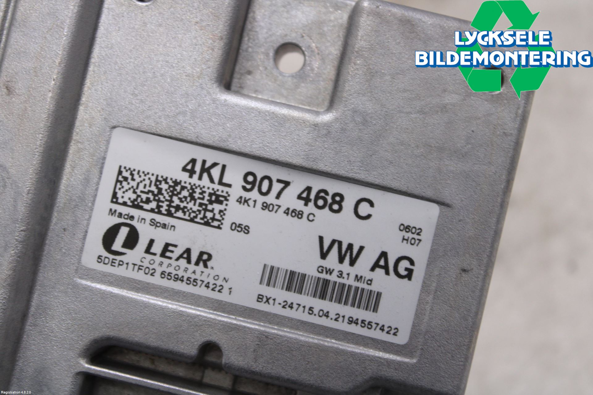 Audi A6 F2/C8 19- Styrenhet Övrigt