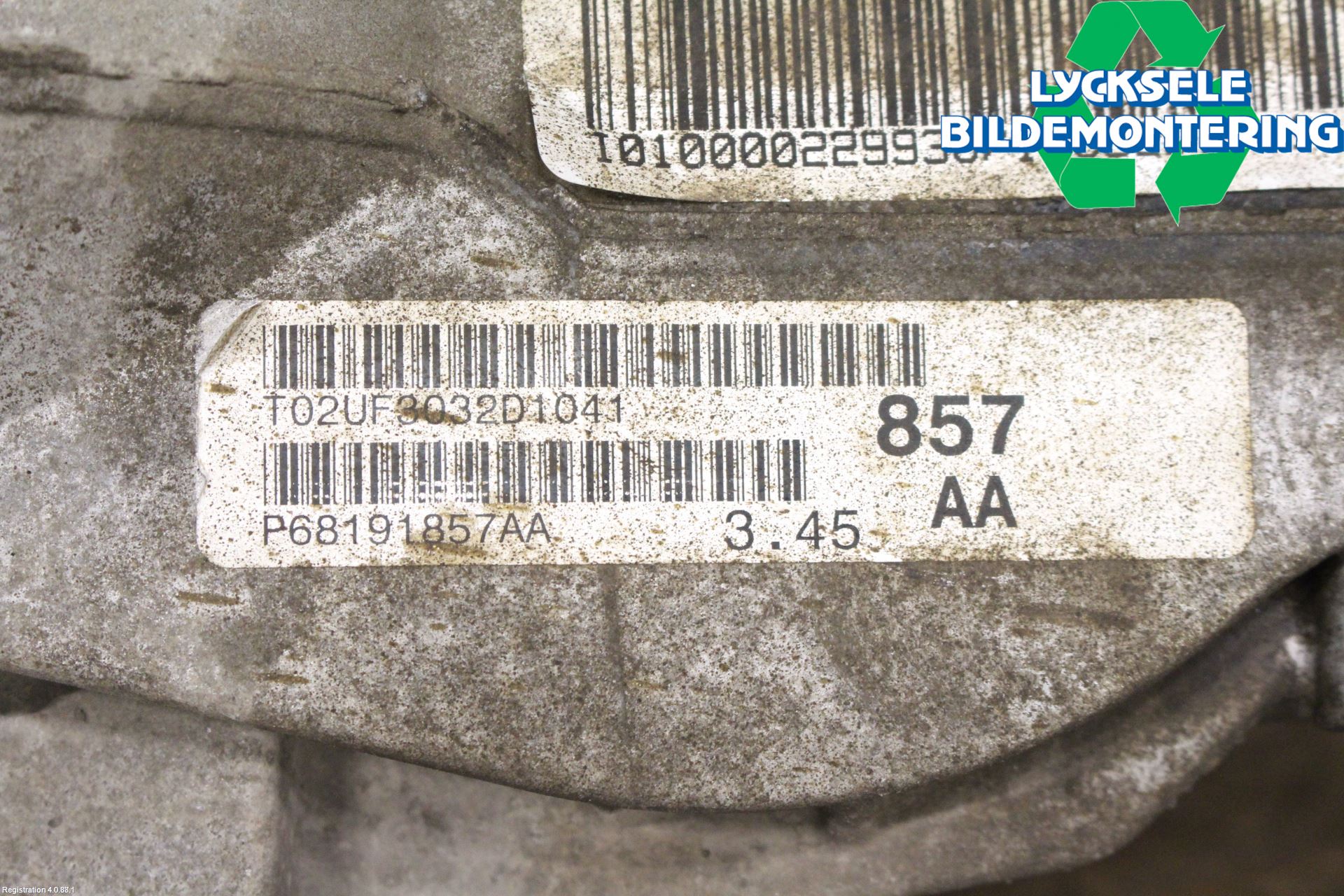 Jeep GRAND CHEROKEE 10-20 Framvagn Diffrential