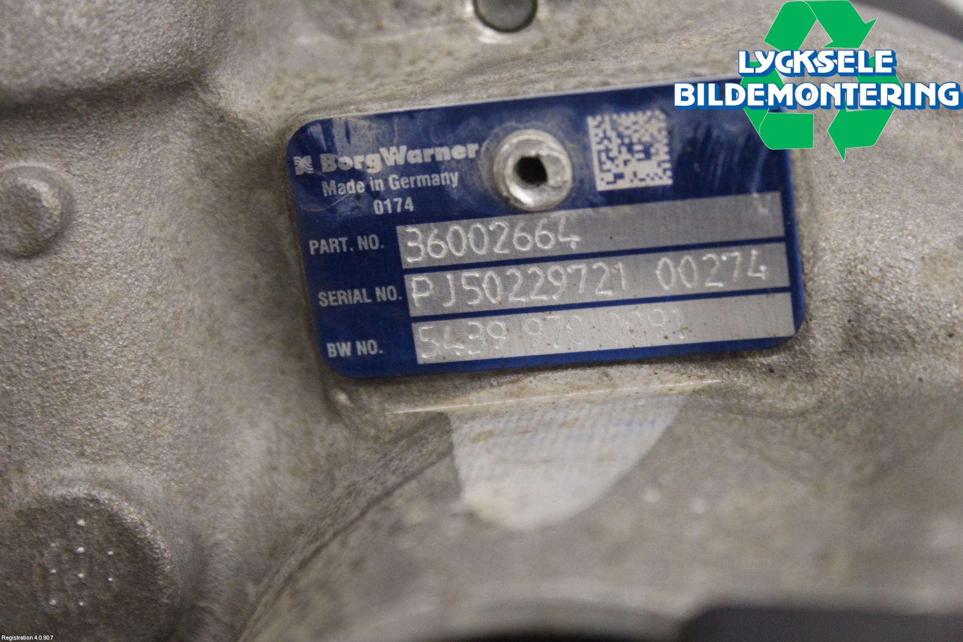 Volvo V70 14-16 Turboaggregat