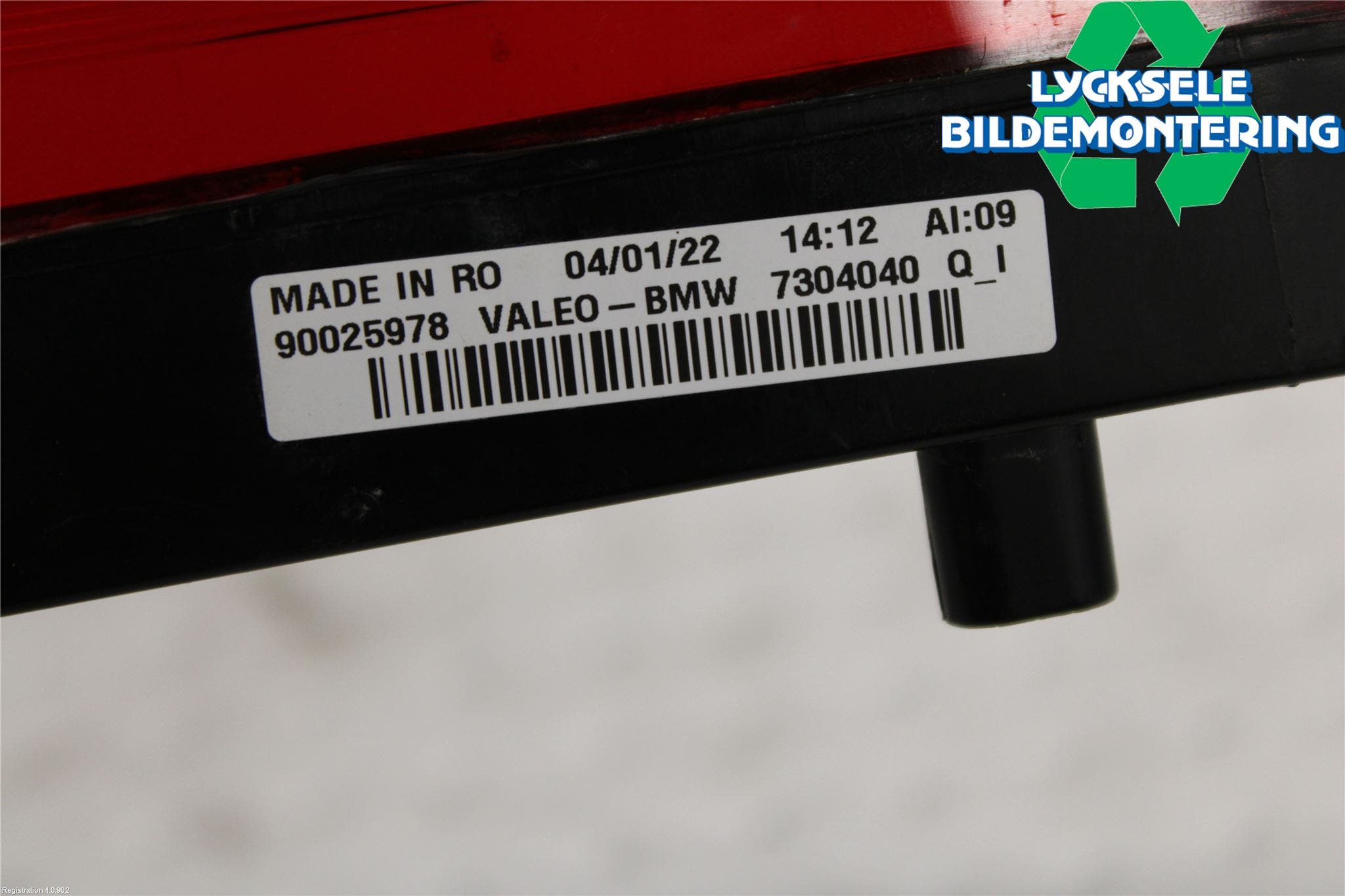 BMW i3 I01 13-22 Bromsljus Bakruta