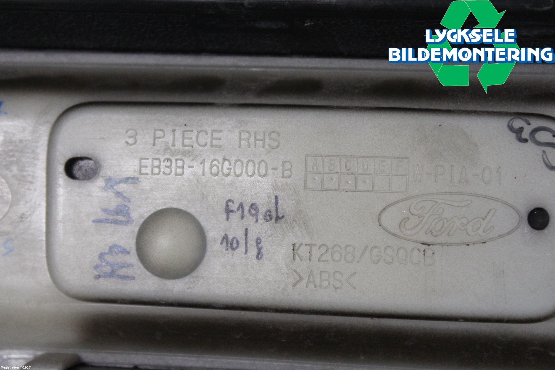 Ford RANGER 22- List Framskärm Hö