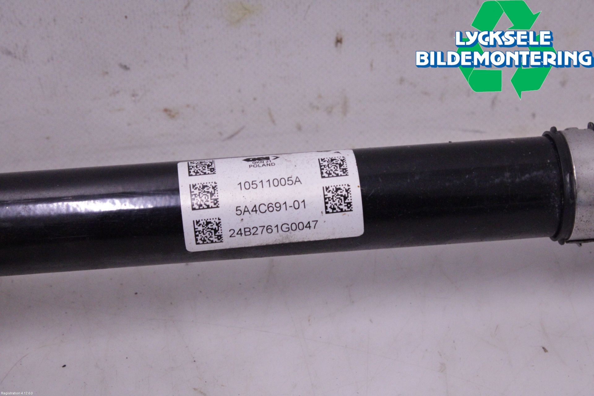 BMW 3 G20/G21/G80/G81 19- Drivaxel Bak Vänster