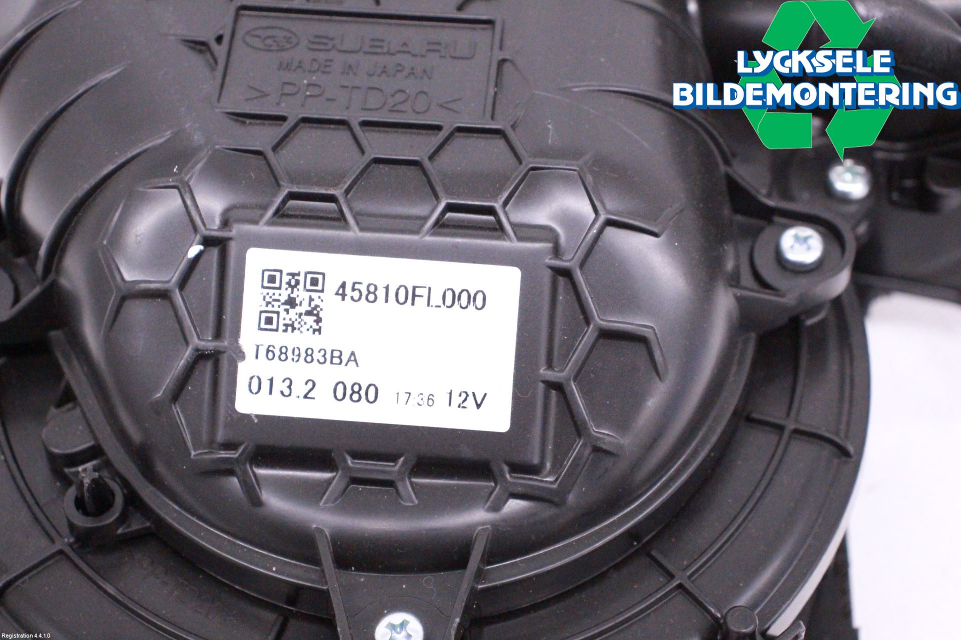 Subaru XV 18-22 Kylfläkt El