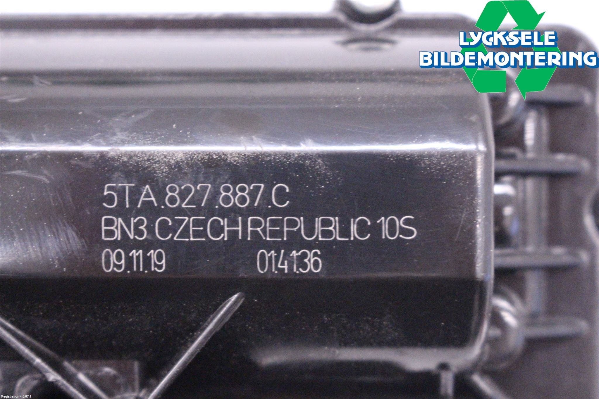 Skoda SUPERB 16-24 Centrallåsmot Baklucka