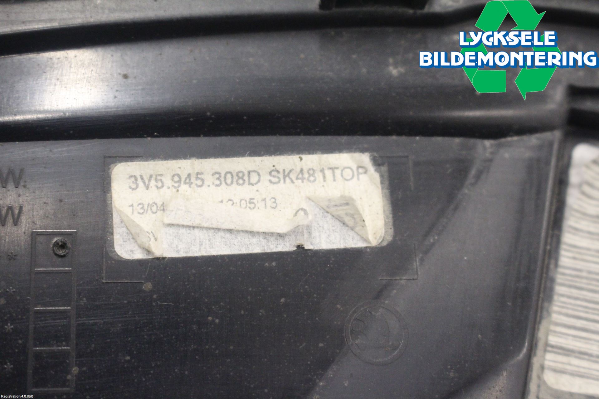 Skoda SUPERB 16-24 Bakljus Lucka Hö