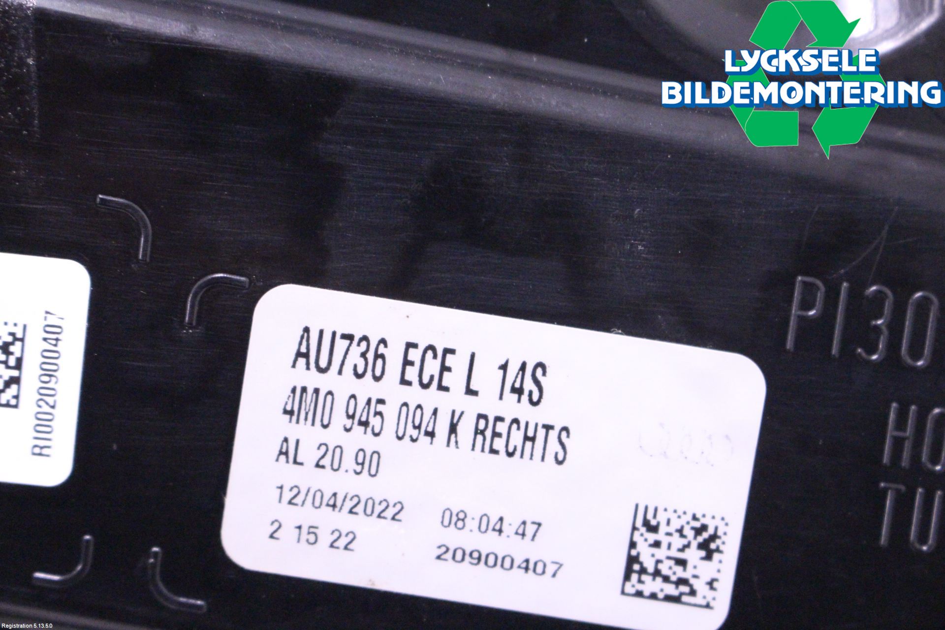 Audi Q7/SQ7 Bakljus Höger