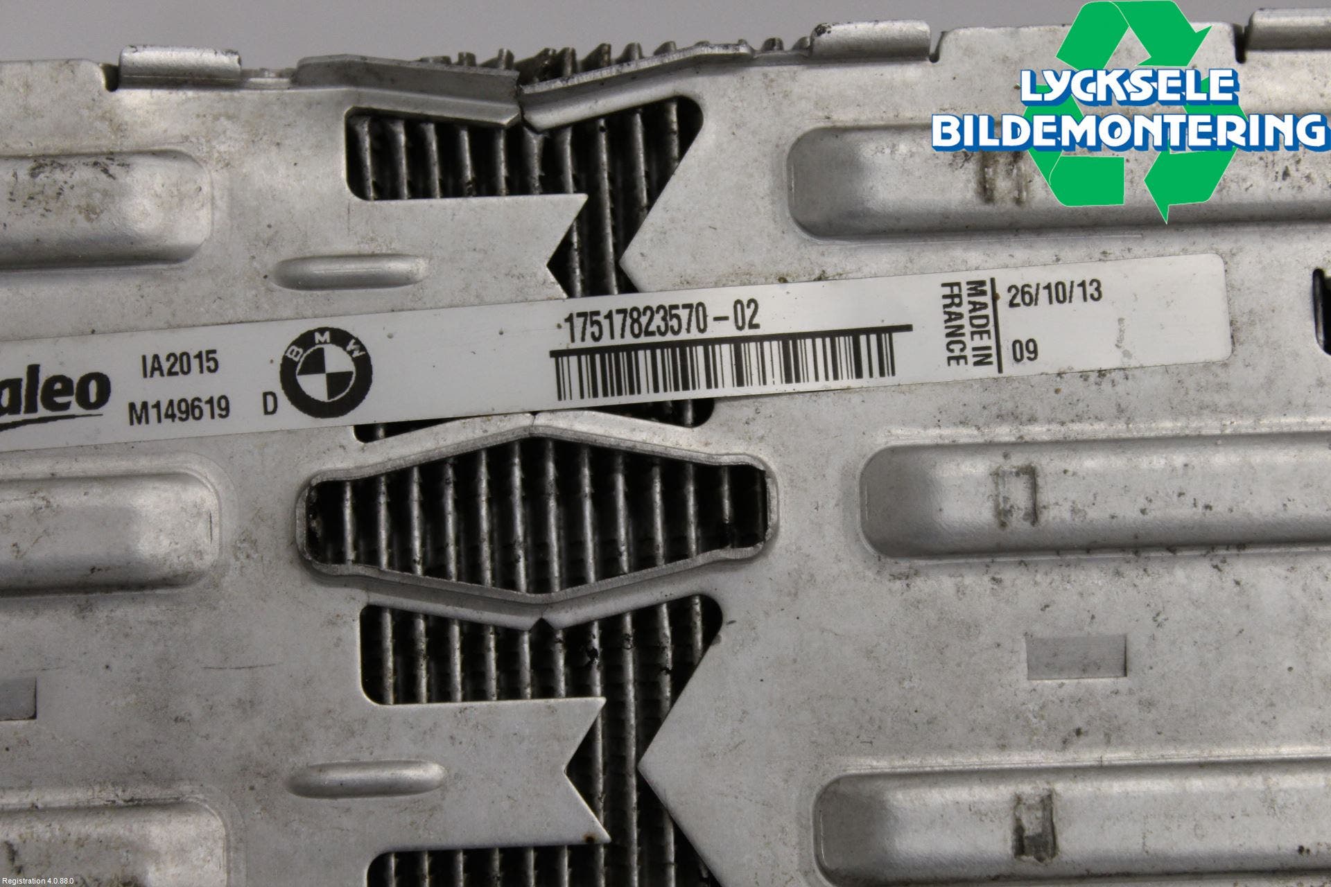 BMW X3 F25 10-17 Laddluft-Intercooler Kyl