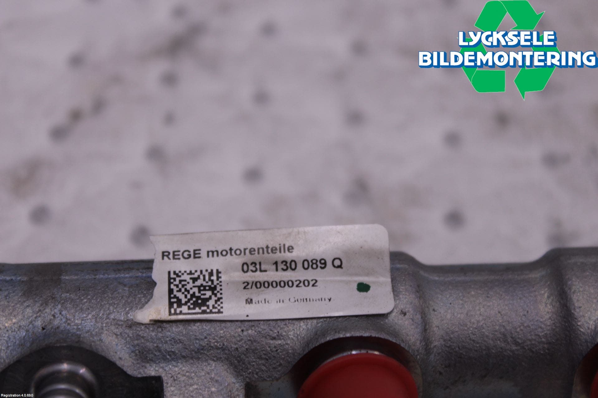 Audi A4 ALLROAD 09-16 Inj. Fuelrail