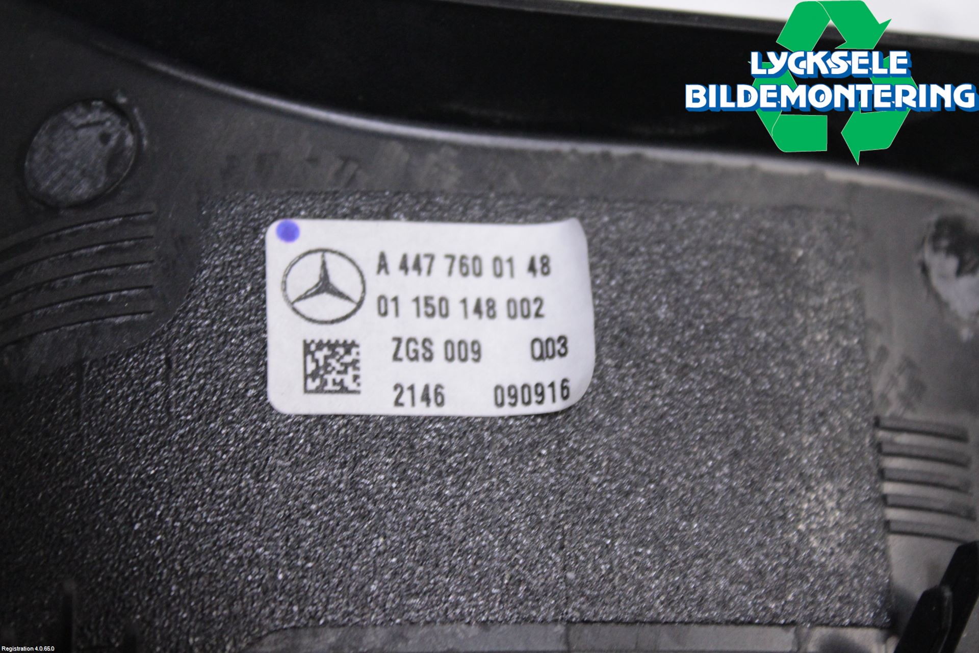 Mercedes-Benz MB VITO/V-KLASS (W640,W447,W448) 14- Dörrhandtag Inre Hö