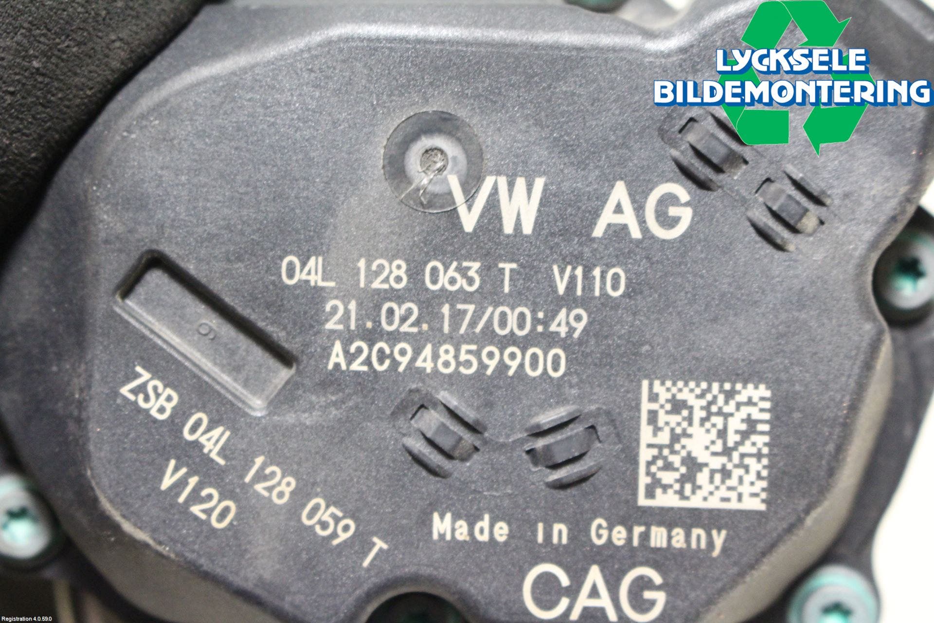 Volkswagen VW GOLF / E-GOLF VII 13-20 Injspjällhus