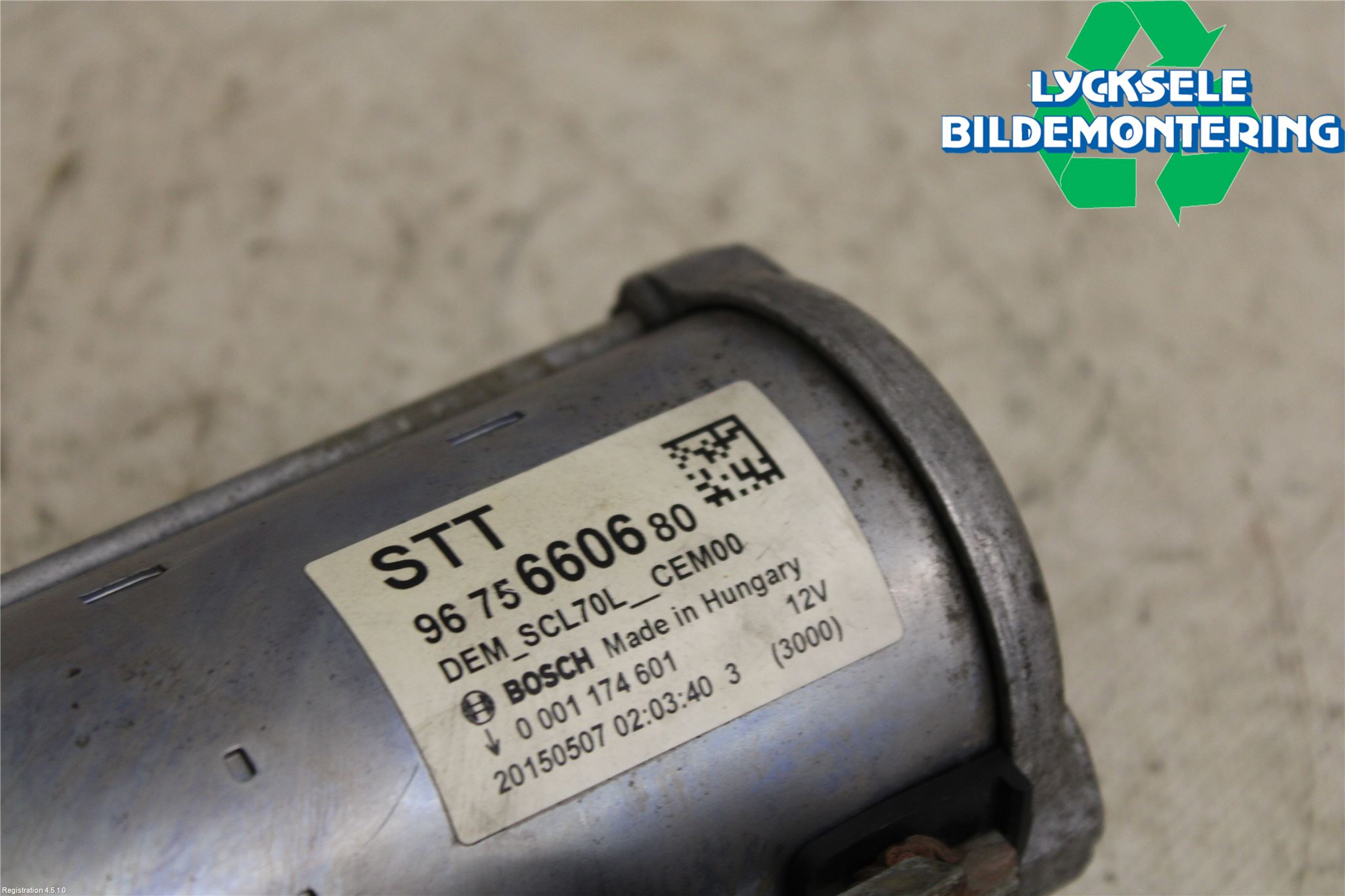 Citroen BERLINGO 08-18 Startmotor Diesel