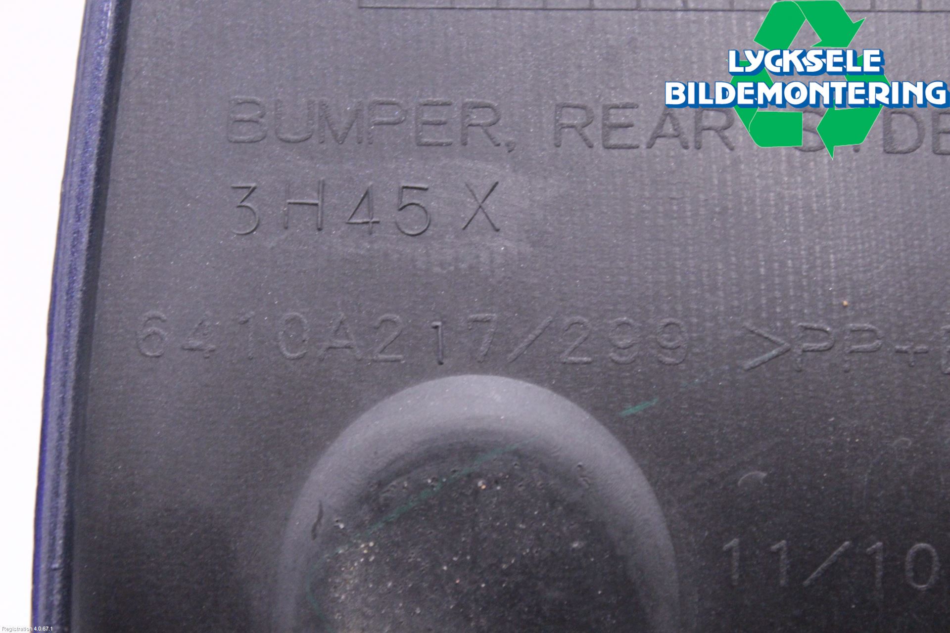 Mitsubishi OUTLANDER 07-12 Stötfångardel Bak Vä