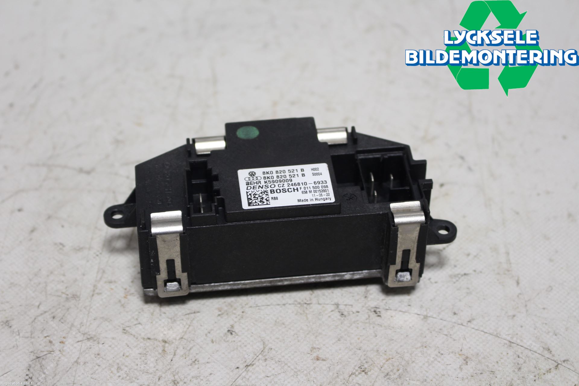 Audi A4/S4 08-11 Värmefläktsmotstånd