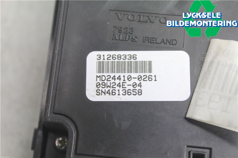 Volvo V70 08-13 Kontrolldisplay