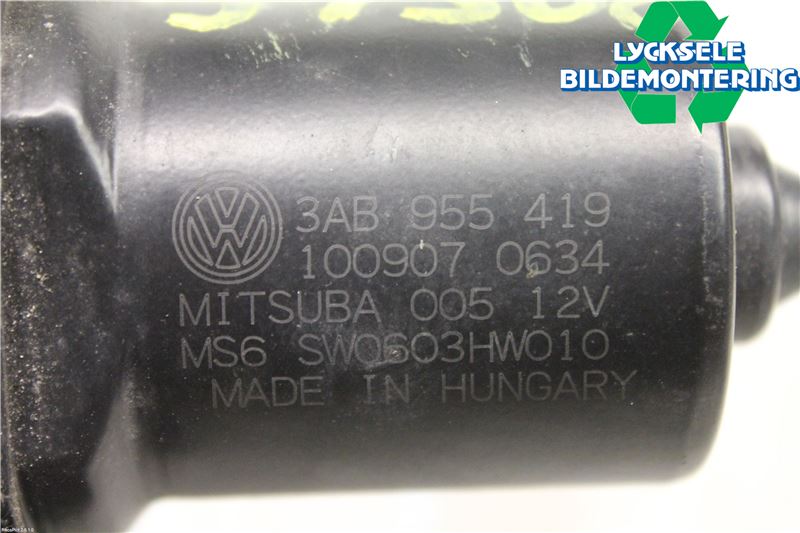 Volkswagen VW PASSAT 05-11 Torkarmotor Vindruta