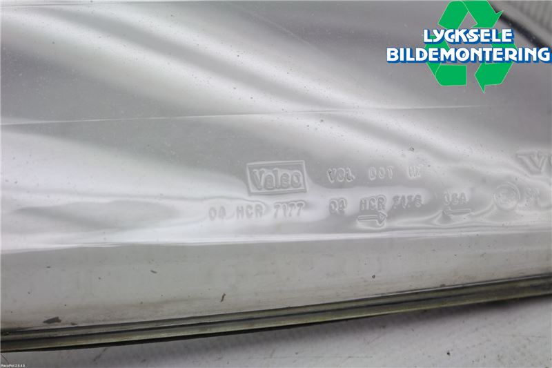 Volvo S80 99-03 Strålkastarglas Hö