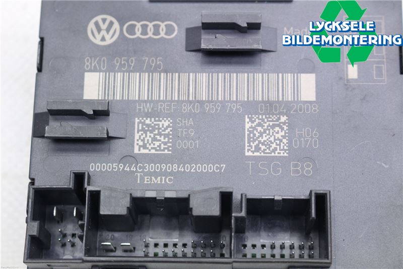 Audi A4/S4 08-11 Styrenhet Dörr