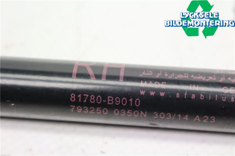 Hyundai i10 BA 14-16 Gasfjäder Baklucka