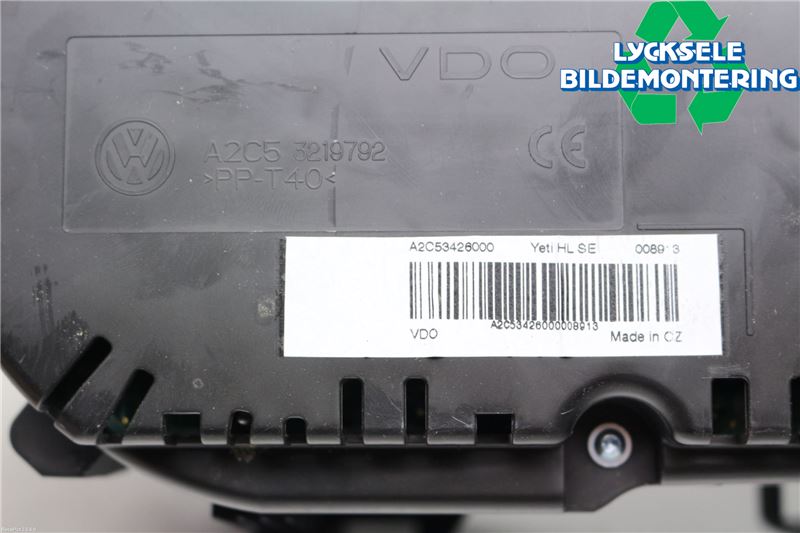 Skoda YETI Instrument Komb