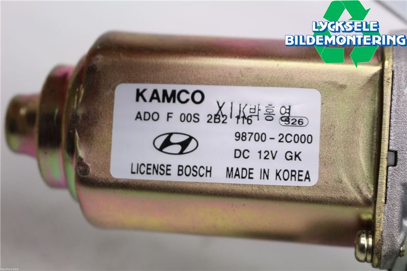 Hyundai COUPÉ Torkarmotor Baklucka