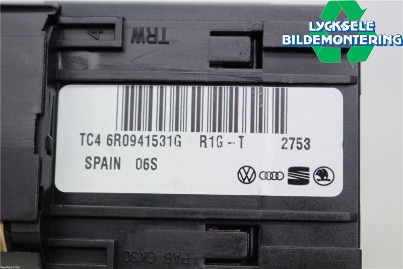 Volkswagen VW POLO 10-17 Strömställare Ljus