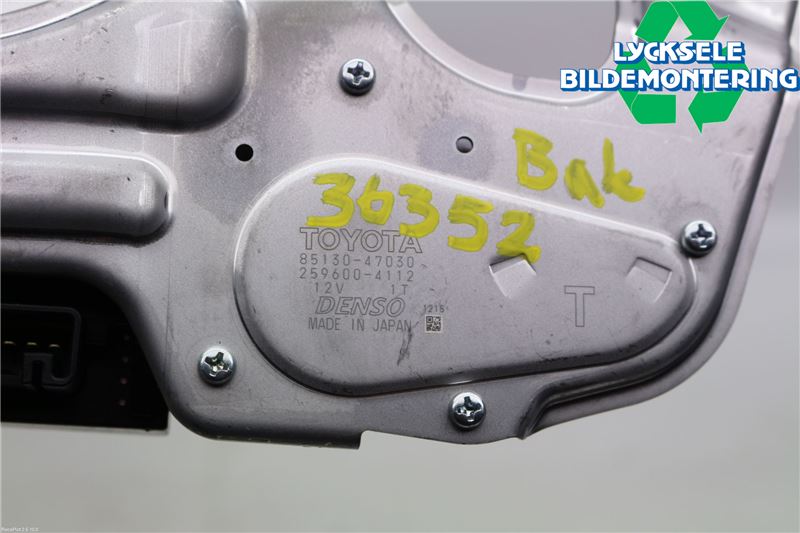 Toyota PRIUS (ZVW50) 16-21 Torkarmotor Baklucka