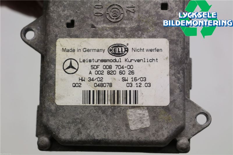 Mercedes-Benz MB E-KLASS (W211) 02-09 Styrenhet Strålkastare