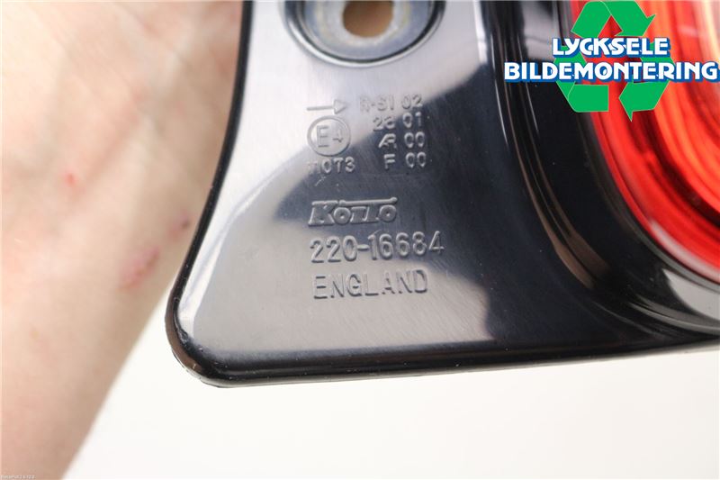 Fiat SEDICI Bakljus Höger