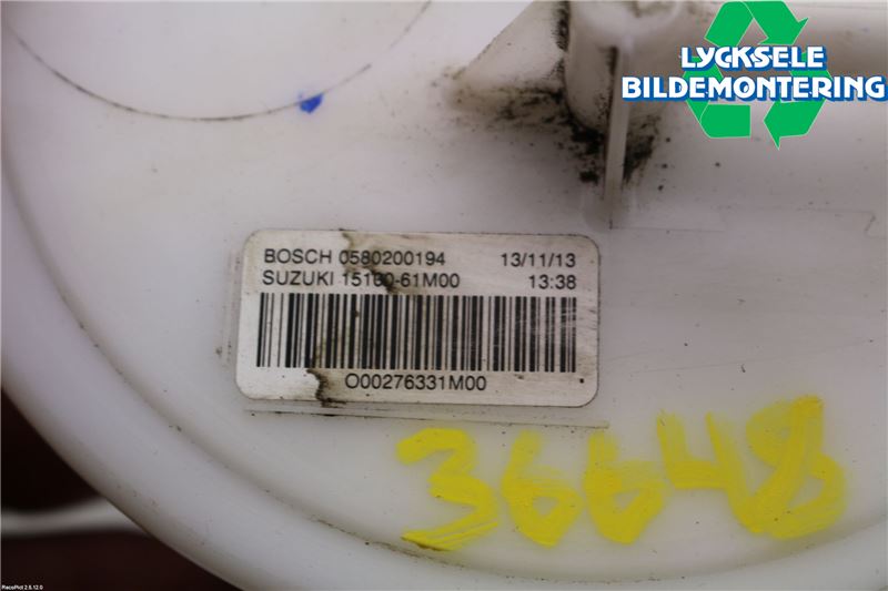 Suzuki SX4 S-CROSS 14-21 Bränslepump El