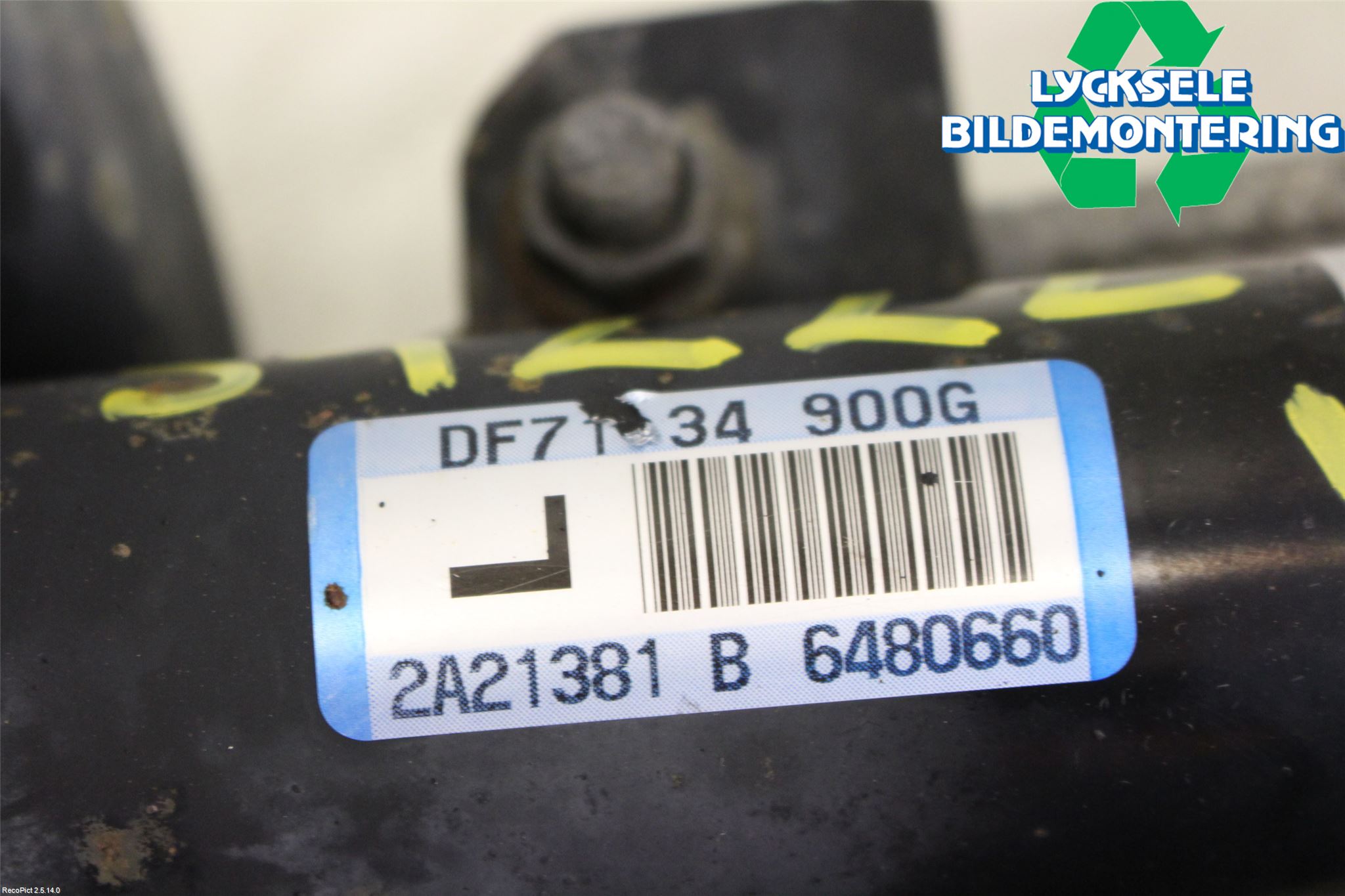 Mazda 2 (DE) 08-15 Fjäderben Fram Vänster