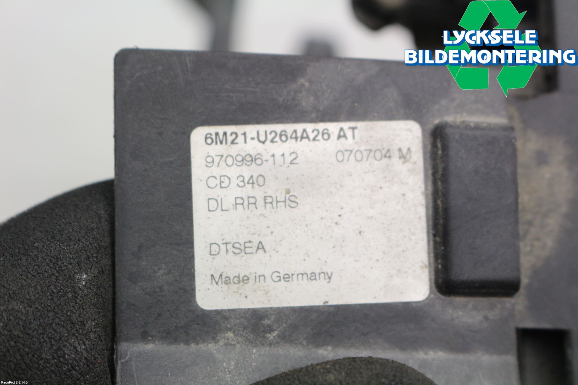 Ford GALAXY 06-15 Dörrhandtag Yttre Hö