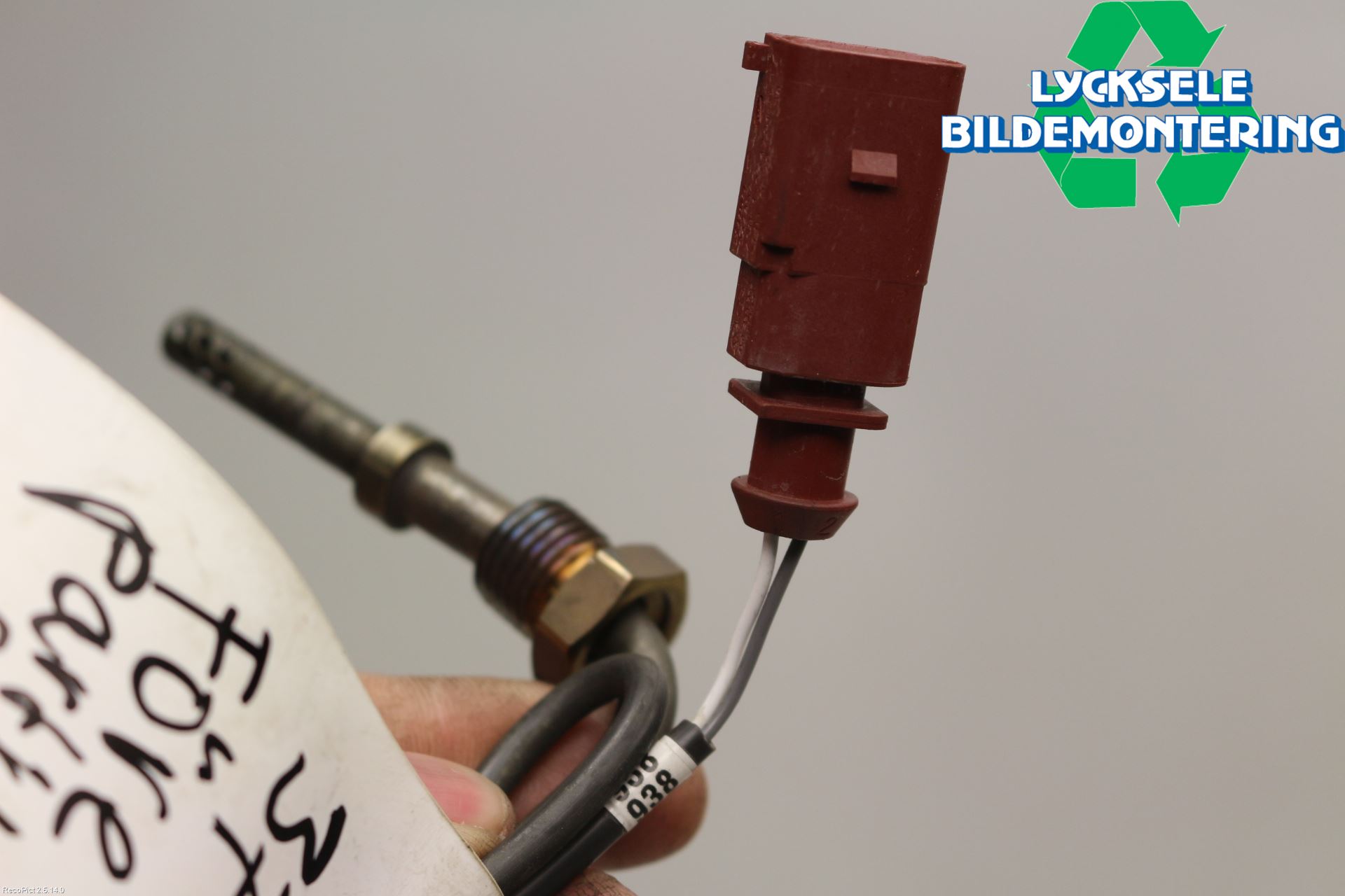 Volkswagen VW GOLF V 04-09 Givare Temp-Tryck Avgas