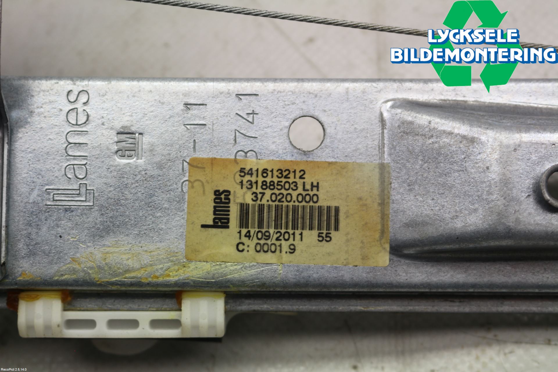 Opel CORSA D 07-14 Fönsterhissmekanism