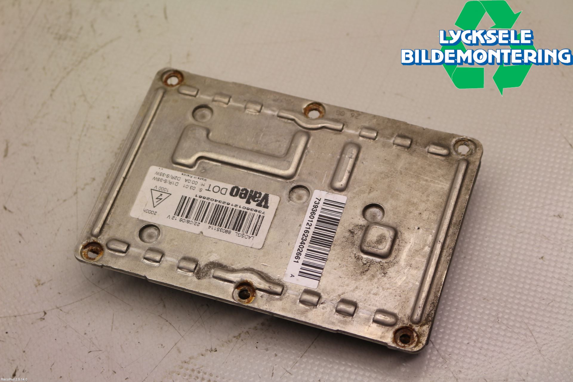 Citroen C5     05-08 Styrenhet Strålkastare