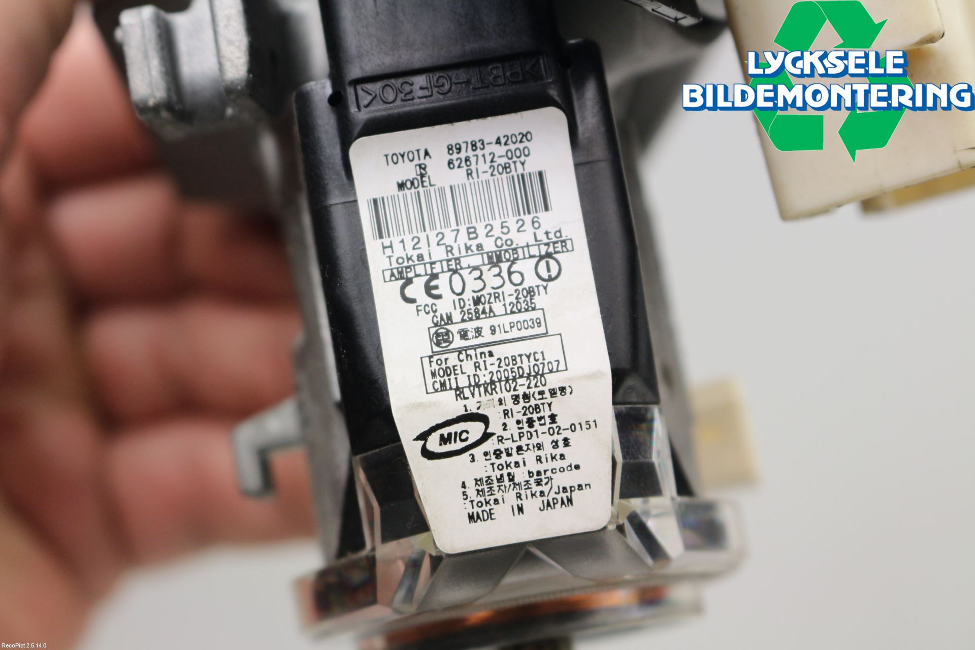 Toyota RAV 4 06-12 Tändlås