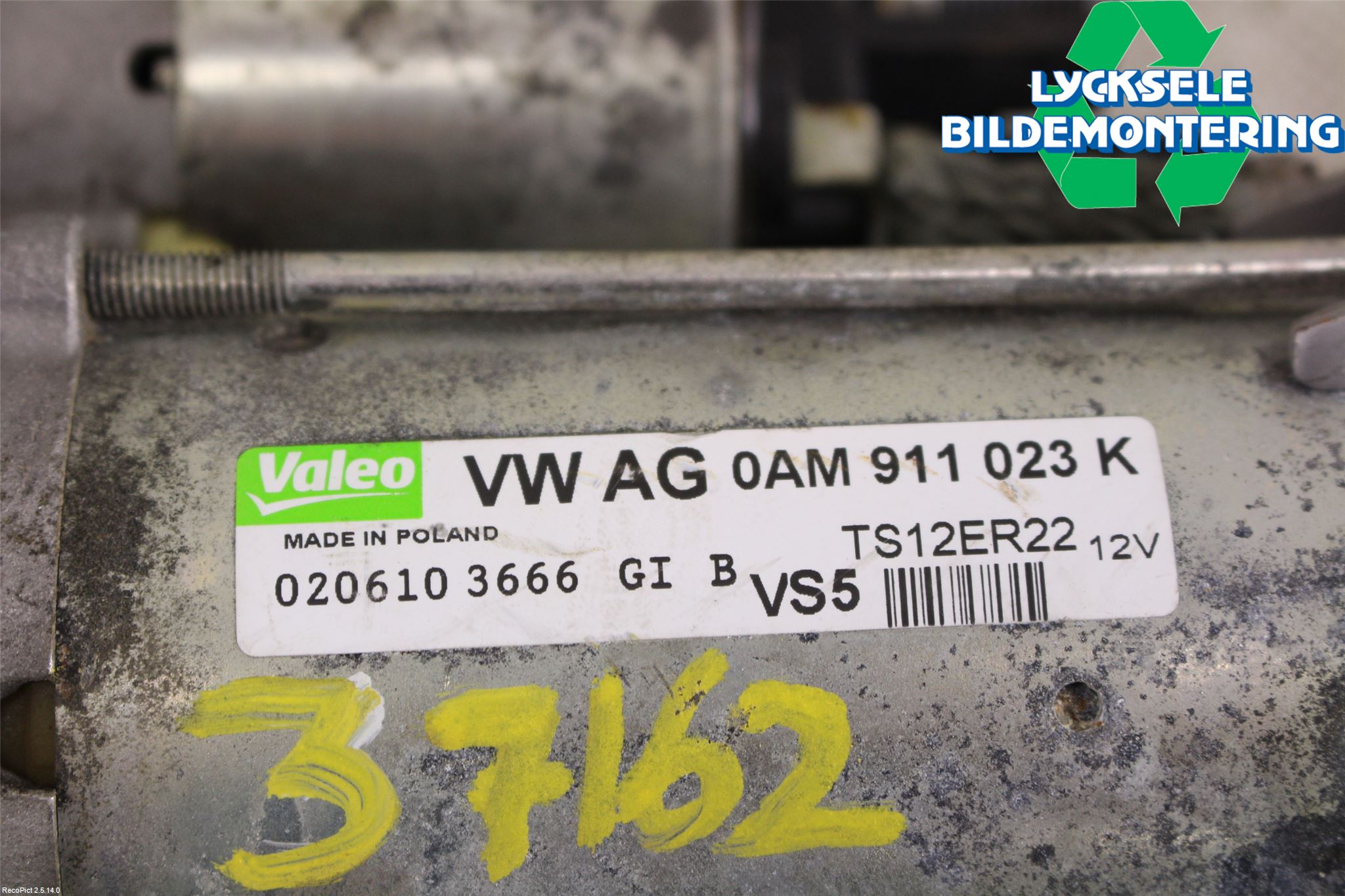 Skoda FABIA 07-14 Startmotor