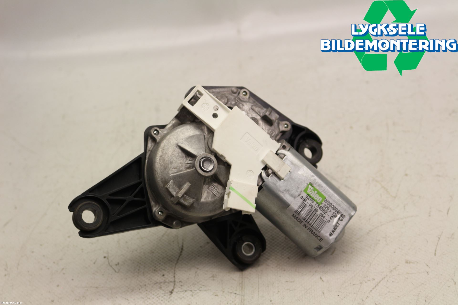 Dacia DUSTER 10-17 Torkarmotor Baklucka