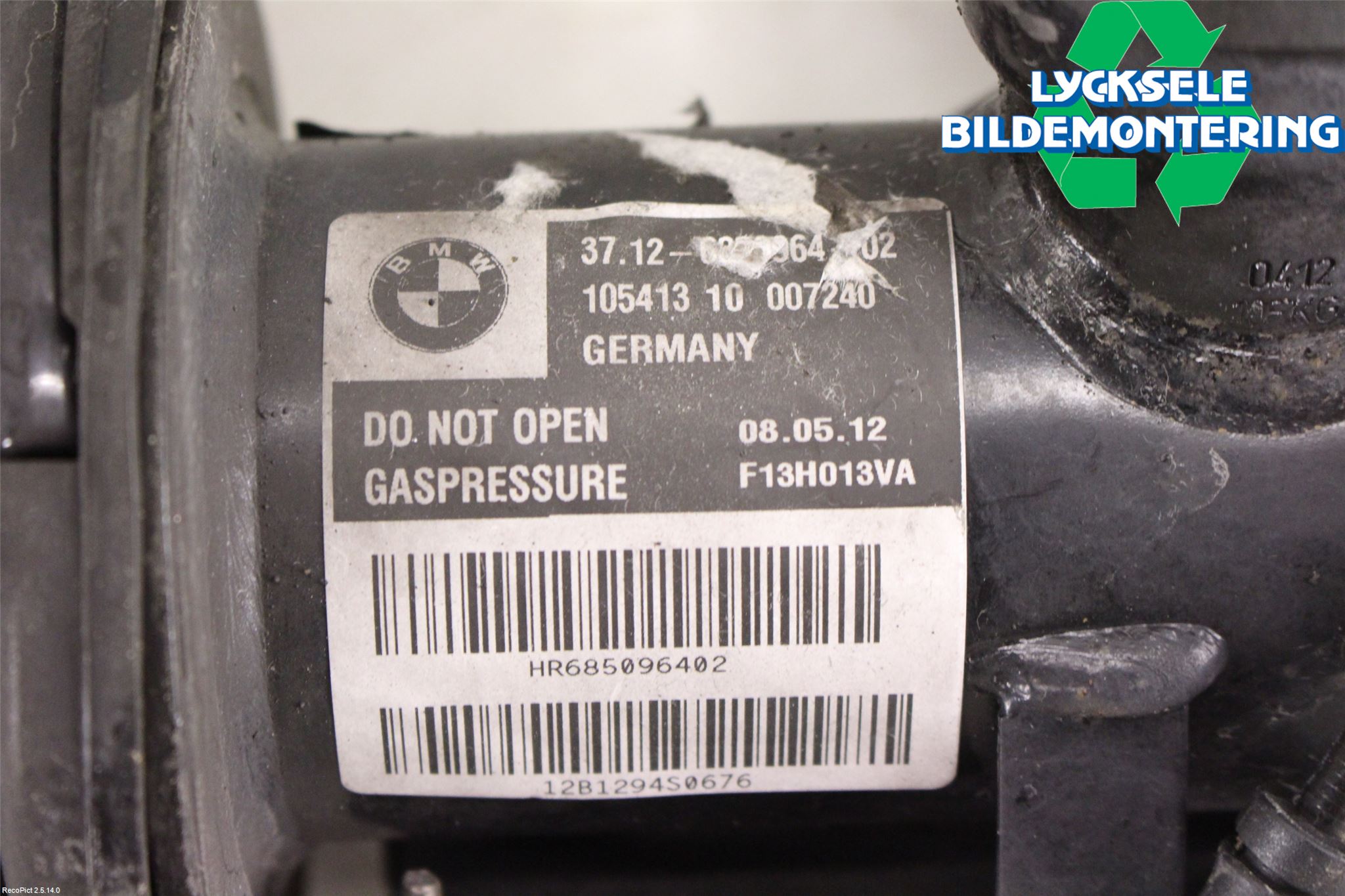 BMW 6 F12/F13 10-18 Fjäderben Bak Höger