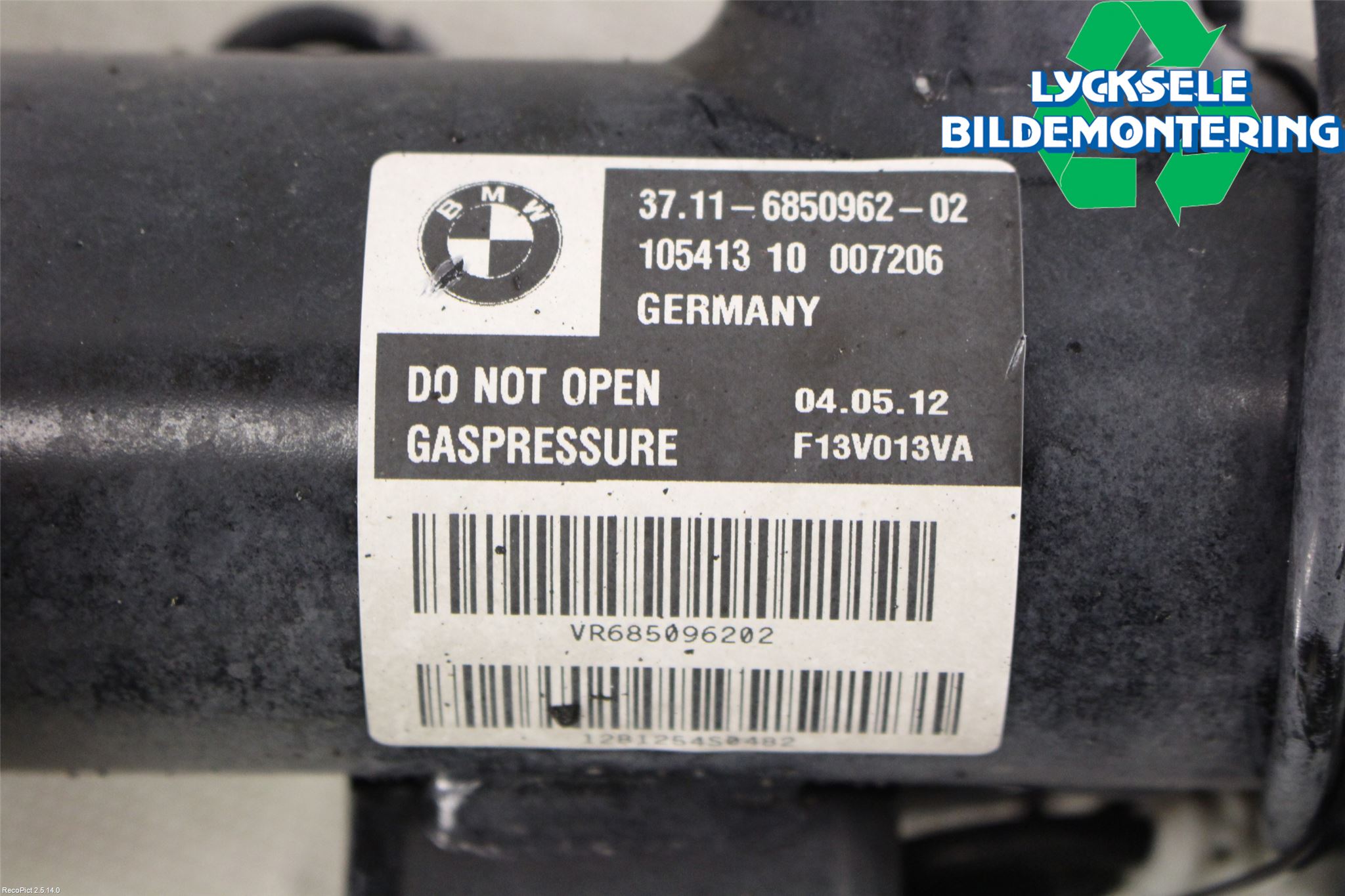 BMW 6 F12/F13 10-18 Fjäderben Fram Höger
