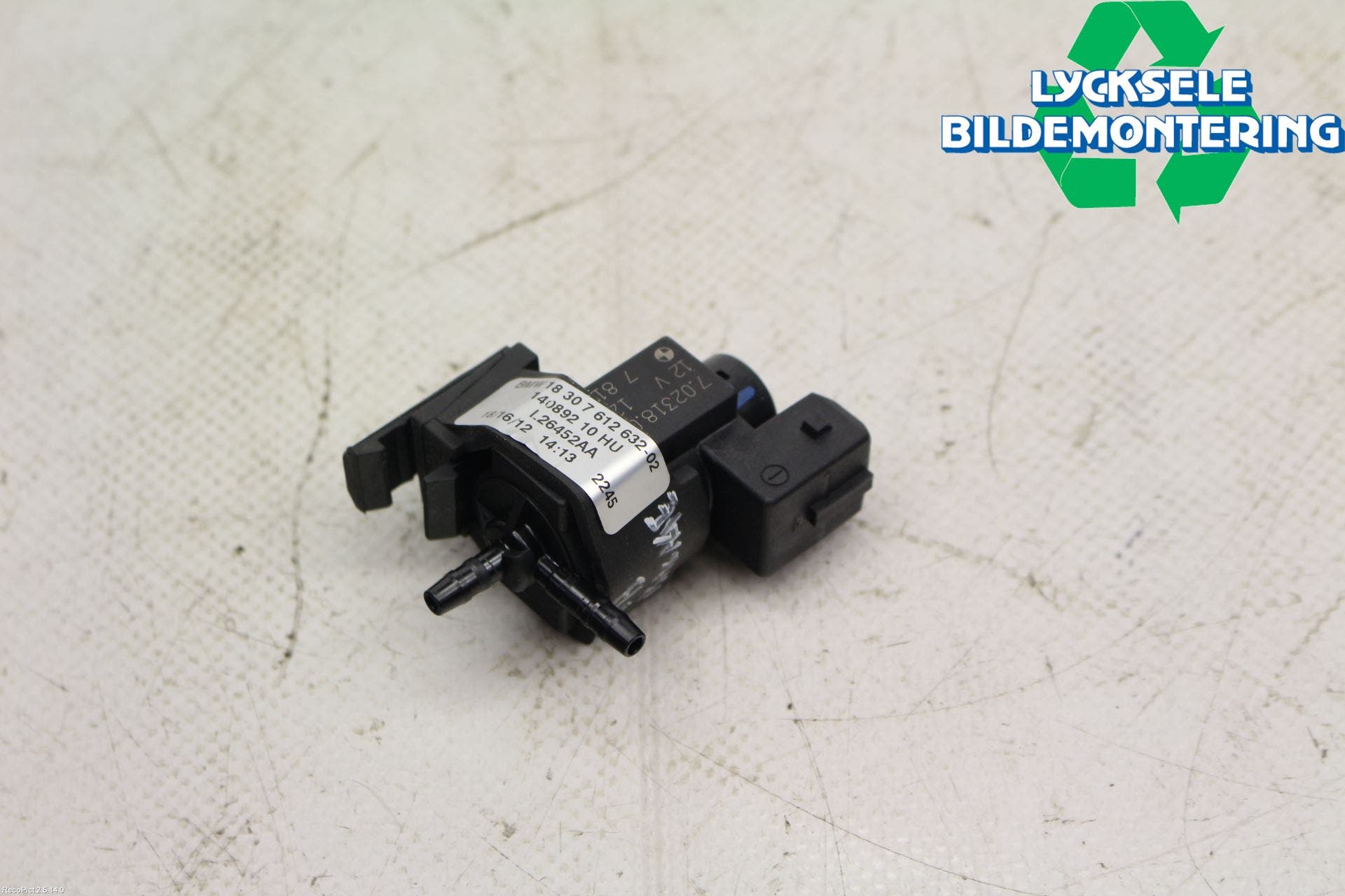 BMW 6 F12/F13 10-18 Vakuumventil