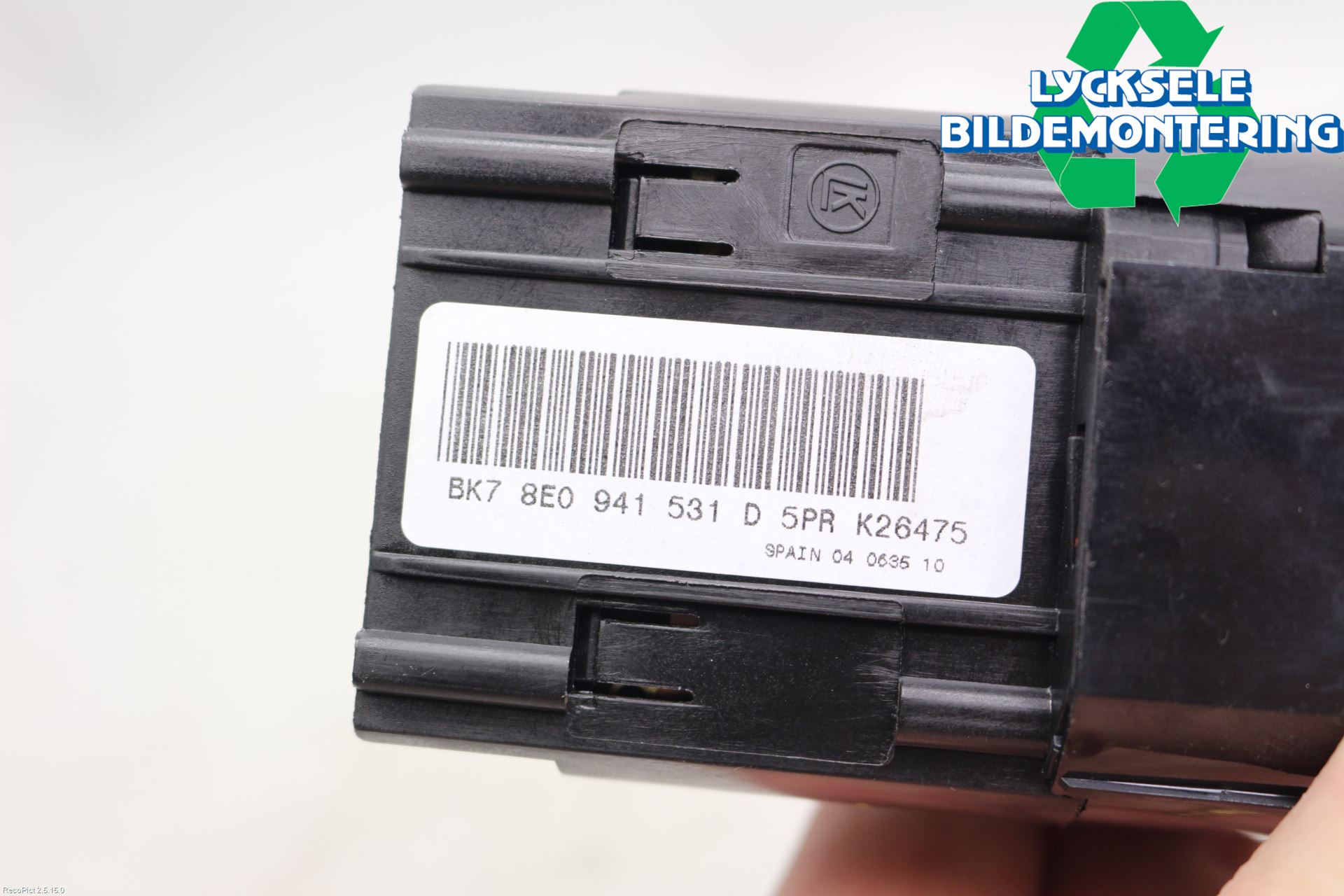 Audi A4/S4 05-07 Strömställare Ljus