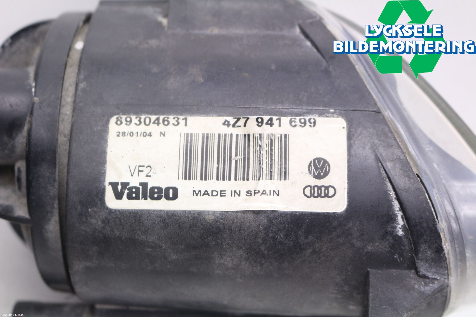 Audi ALLROAD 01-05 Dimljus-Varselljus Fram