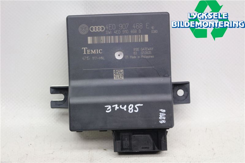 Audi A8/S8 4E  02-09 Styrenhet Övrigt