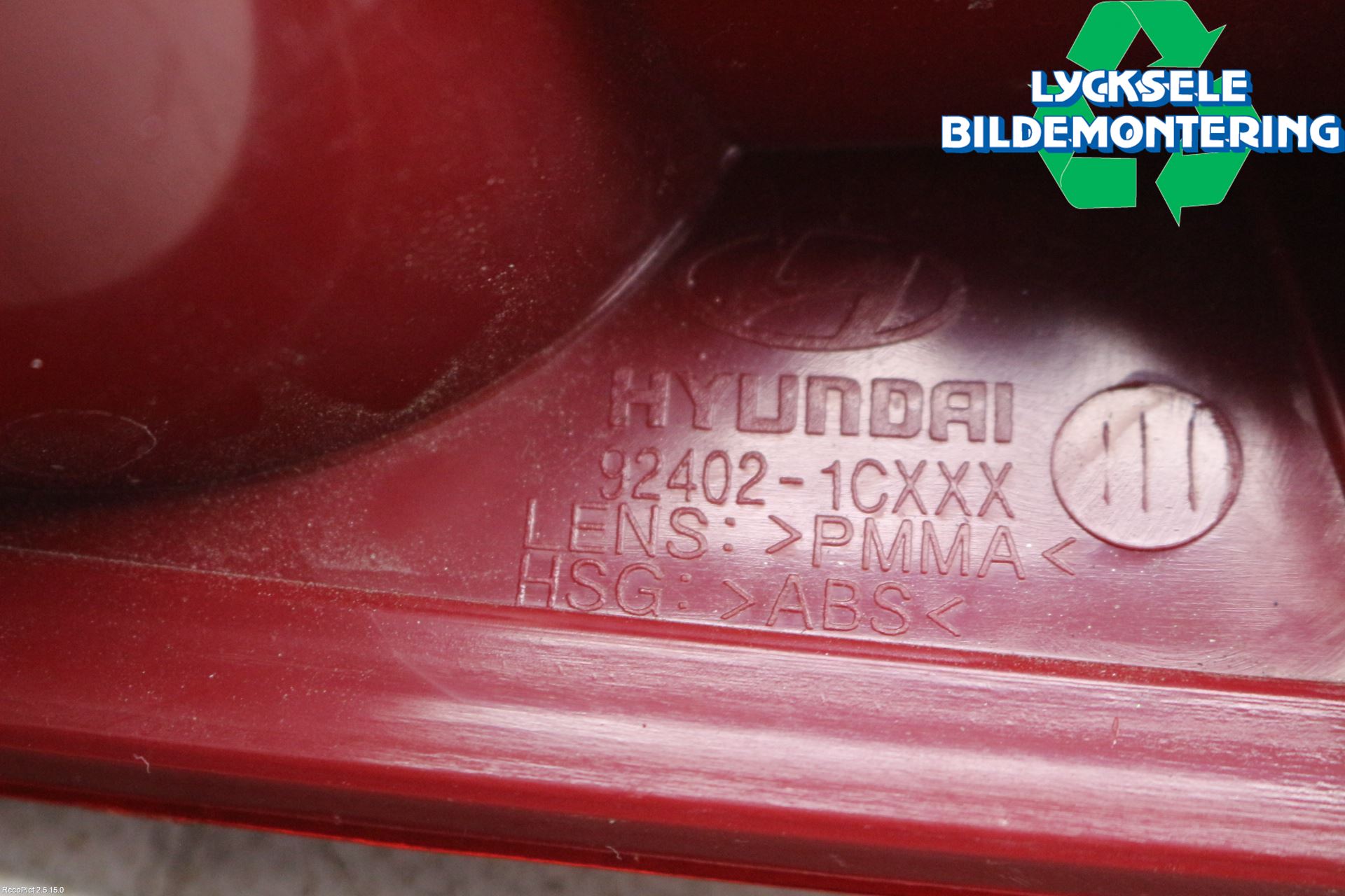 Hyundai GETZ Bakljus Höger