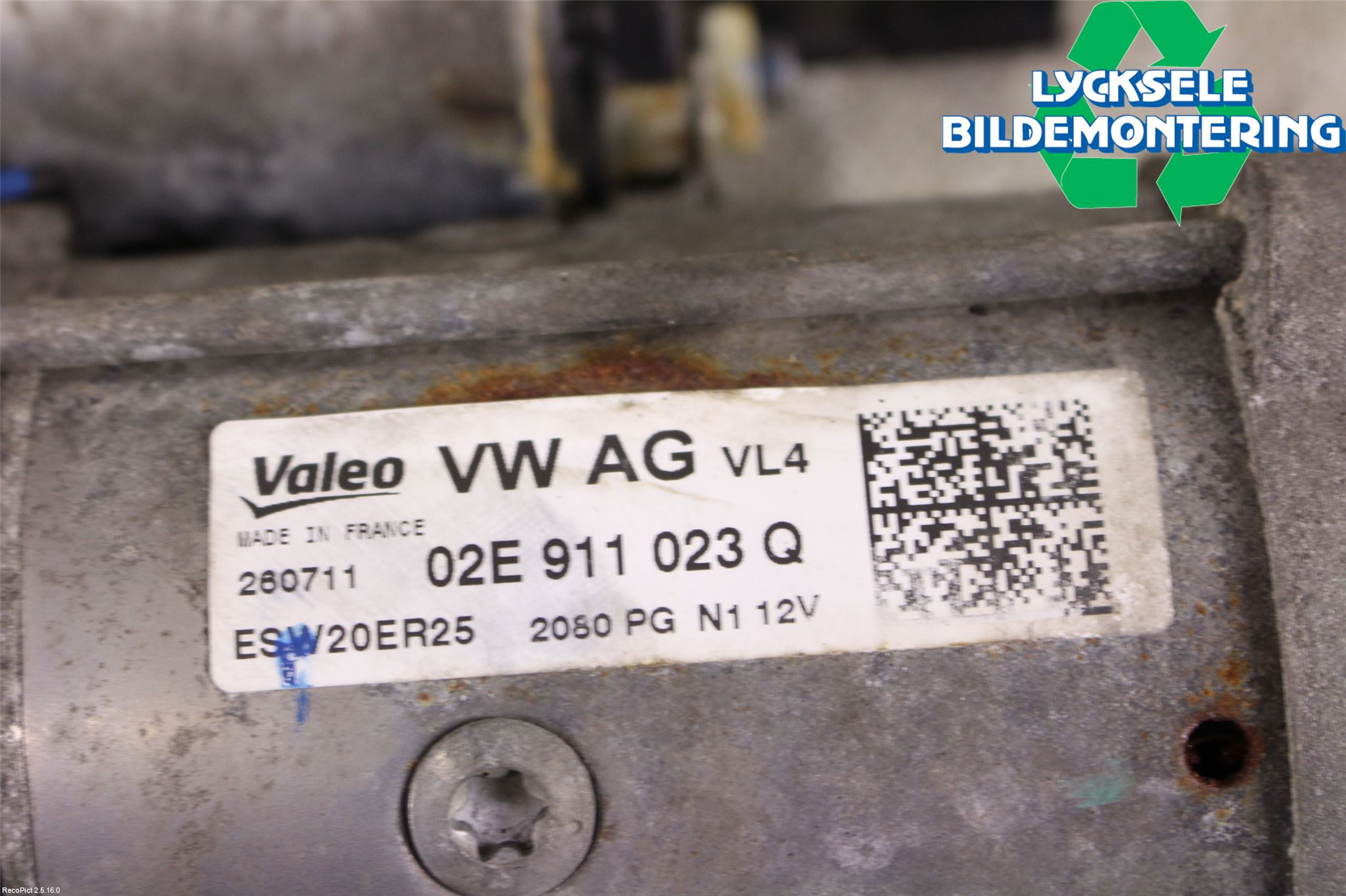 Volkswagen VW TIGUAN 07-16 Startmotor Diesel