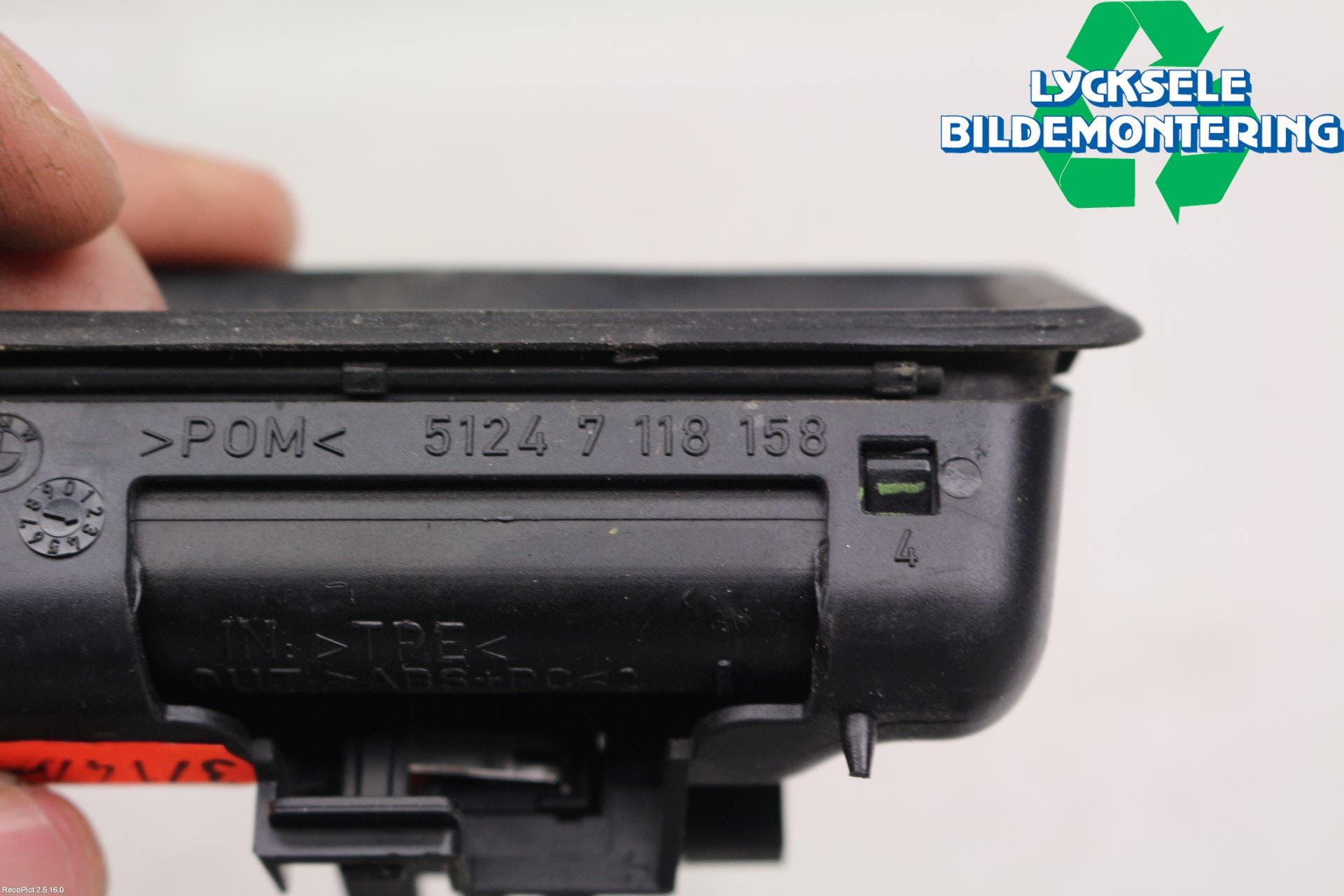 BMW 5 E60/61 Sed/Tou 02-10 Bakluckehandtag