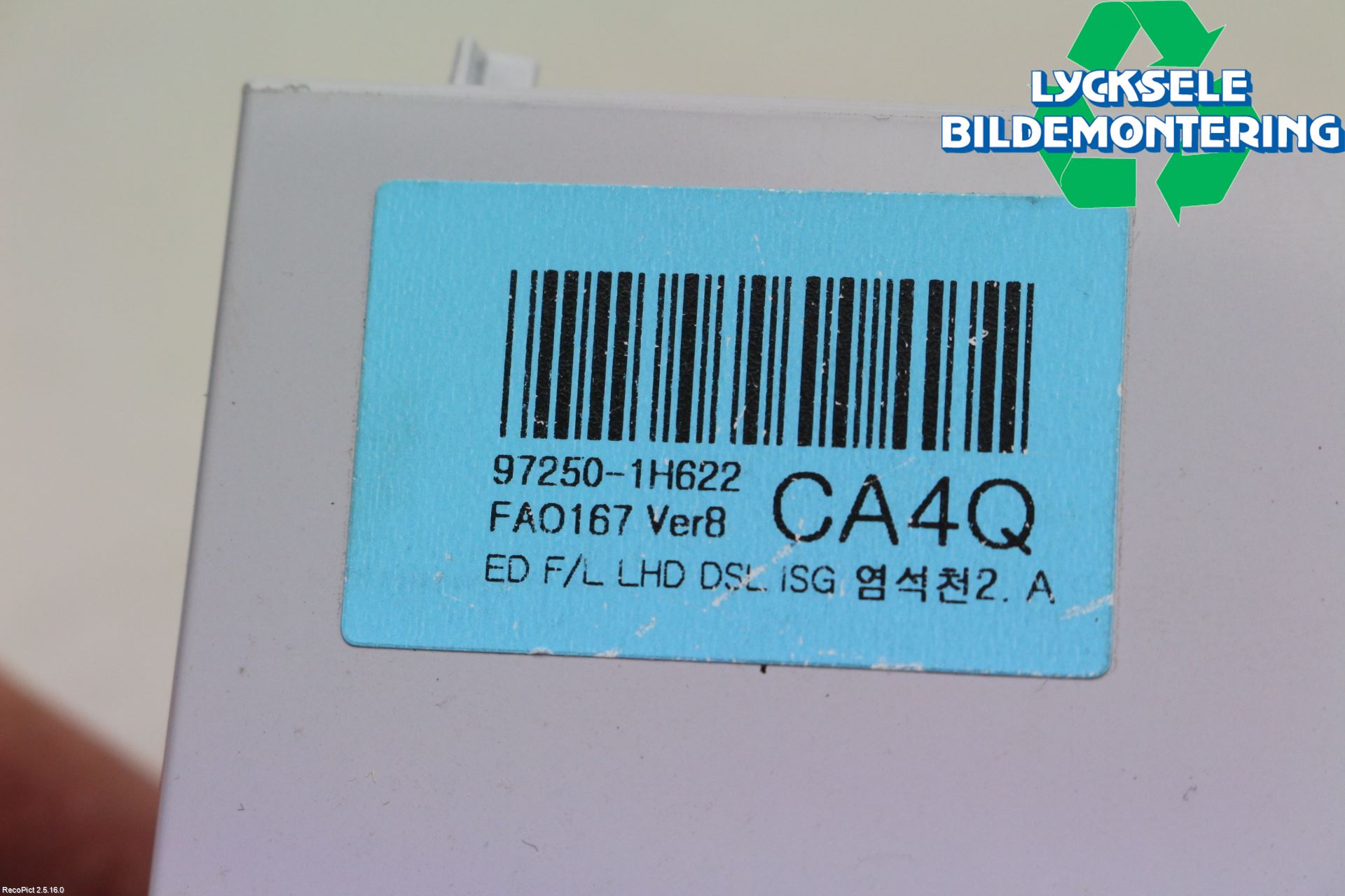 Kia CEED 06-12 Ac Styrenhet Ac Manöveren