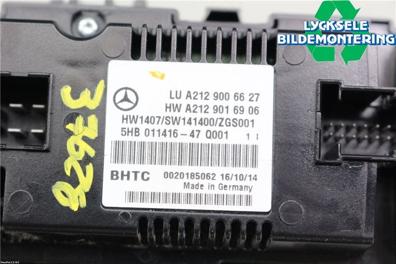 Mercedes-Benz MB E-KLASS (W212) 09-16 Ac Styrenhet Ac Manöveren